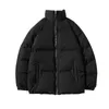 Chaquetas para hombres Chaquetas de invierno para hombres Casual Parkas sólidas Nuevo soporte Chaquetas mullidas Mujeres de gran tamaño Abrigos gruesos y cálidos Moda Streetwear Cortavientos G221013