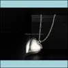 Pendentif Colliers Pendentif Colliers Pendentifs Bijoux Nouveau Glow In The Dark Collier Coeur Creux Lumineux Pour Femme Petite Amie Fille Dhf41