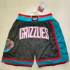 Short de loisirs Just Don pour hommes, short de basket-ball, pantalon de survêtement Hip Pop Sport, pantalon court avec poche, Mitchell et Ness rétro Stitc190n