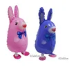 Walking Pet Pallon Party Supply Animal Elio in alluminio Film Cartoon Balloons Multicolore Bellissima Forest Animal Birthday Wedding 0427989277