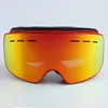 Maschere da sci Occhiali Uomo Donna Antiappannamento Cilindrico Neve Protezione UV Inverno Adulto Sport Snowboard Gafas 221018