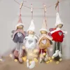 Kerstdecoraties Leuke plush Angel Doll Xmas Tree Ornamenten Hangdecoratie voor Home Navidad 2022 Jaargeschenk