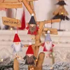 Kerstdecoraties Leuke plush Angel Doll Xmas Tree Ornamenten Hangdecoratie voor Home Navidad 2022 Jaargeschenk