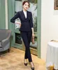 Women's Two Piece Pants High Quality Formal Ladies Pant Suits For Women Business Blazer And Jacket Set Office Uniform Styles