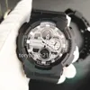 Watch numérique à 140 quartz Reloj Hombre Army Military Fashion LED Masculino Band GA imperméable Ga Ga Wristwatch Double affichage GMT Sports