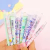 Creative Cute Student Press Pen 0,5 mm Test-Signatur-Set, schwarzes Cartoon-Gel