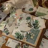 Embrulhe de presentes Planta vintage Junk Journ Journal Adreters Ephemera Scrapbooking Planner Diário Adesivo Die Cuts