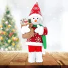 Christmas Decorations Santa Claus Statue Standing Holiday Figurine Collection Xmas Tree Hanging Decor Traditional Doll Ornaments