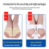 Separador de dedos de los pies, Corrector de juanete Hallux Valgus, cuidado de los pies, ajustador de pulgar, corrección, calcetines suaves para pedicura, alisador, 1 par