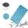 Moda casos de telefone para samsung a35 a55 a15 a25 a24 a14 s24 s23 fe ultra plus 5g carteira couro glitter caso luxo bling