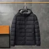 Męski projektant Parkas zagęszczony kurtka marki męskiej Zima z kapturem Parka Black Outdoor Damskie ciepłe top F35G