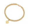 Luxo rosa ouro link correntes de alto valor meninas amor charme design pulseira qualidade estilo nunca desaparecer design clássico moda jóias g281e