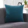 Travesseiro de veludo macio capa de cor sólida em casa decoração de capa de travesseiro 30x50/45x45/50x50
