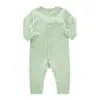 Rompers bebek romper 0-12m doğumlu Bodysuit Bahar Erkek Kızlar Oynatma 100% Pamuk Be Giyim Çocuk Bezi Değişen 221018