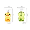 Porte-savons 1pc 250ml distributeur Portable enfant mignon Animal grenouille/canard forme presse Type fendu vide pompe bouteille shampooing douche conteneur