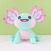 Giocattolo di peluche Axolotl di nuovo design Salamandra Simpatico regalo per bambini con bambola di dinosauro esagonale