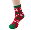 2022 Elch Weihnachtssocken verdickte Korallenvliessocken Großhandel Bodensocken Weihnachtssocken für Erwachsene Kinder B17