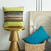 Pillow Fashion Sequined Tassel Pillowcase Boho Style Stitching Bed And Breakfast El Sofa Waist Cover