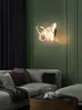 Ny LED -fj￤ril Creative Personality Wall Lamp Nordic Art Inomhus vardagsrum Dekoration Bedside Corridor Stair Light