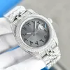 Diamond Watch Automatic Mechanical Movement 41mm Stainless Steel Sapphire Waterproof Men Wristband Montre De Luxe Fashion WristWat227u