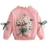 Kinder Mantel Baby Mädchen Herbst Mäntel Langarm Mantel Mädchen Schmetterling Baby Jacke Winter Oberbekleidung Cartoon Mit Kapuze 211023