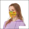 Masques de concepteur Masque facial Protégez la bouche de la feuille d'été Respirateur Souffle réutilisable Mascarilla Tissu en coton anti-poussière peut mettre un filtre PM2 5 DH2Z0