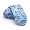 蝶ネクタイ高品質の2022デザイナーブランドファッションビジネス6cm男性用スリム花柄のネクタイワークウェディングギフトボックス