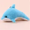 Keychain Lovely Mixed Color Mini Cute Dolphin Charms Kids Plush Toys Home Party Pendant Gift Decorations ZM1018