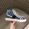 Designer de moda Tennis 1977 Sapatos casuais para homens Letras de plataforma feminina Florals Lar