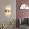 Wall Lamp FKL Modern Crystal Gold Rod Living Room Background Aisle Corridor Bedroom Indoor Light Fixtures