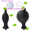 Articoli di bellezza Gonfiabile Butt Plug anale BDSM Espansione schiava con pompa Dilatatore Massaggiatore Prodotti per adulti Giocattoli sexy in silicone per donne Uomini Gay