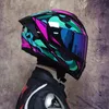 Helmy rowerowe Profesjonalne bezpieczeństwo Wątpliwości Racing Motorcyc Helmet Cross Country Full Face Helmet CapaCetedot Zatwierdzony Casco Moto L221014