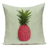 Oreiller plantes tropicales feuilles couverture mignon ananas Cactus jeter étui pour canapé voiture maison Textiles décoratifs