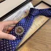 Nekbanden heren designer tie stropdier gestreepte printletter g mode luxe zakelijke vrijetijds vrije tijd zijden cravat met doos acelet