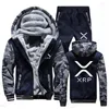 Men's Tracksuits Ripple XRP Cryptocurrency Hoodie Sets Men Fleece Camouflage Hoodies Pants Casual Crypto Suit Tracksuit Sweatshirt Pullover