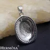 Pendentif Colliers Hermosa 4mm Pendentifs Ovale Forme Design Collier Pour Femmes Grace Cadeau Mode Dames Bijoux