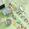 Geschenkomschakeling 3 stks/tas Lovely Girl Shanshna Pet Washi Tapes School Supplies Metseling Tape Adhesive Diy Scrapbooking Decor Sticker