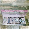 Jewelry Pouches Bags Jewelry Pouches Bags Cystals Sitting Watch Box Ornament Sparkling Diamante Bracelet Storage Packaging Display Dhfuj