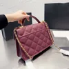 Designer Bags Totes Women Handbag Luxury Classic City Security Brand Imitation Shoulder Bag Fashion Double Circle Solid Color Checker Leather Wallet