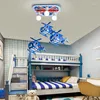 Lampade a sospensione Aereo moderno Camera da letto per bambini Sala da pranzo decorativa Plafoniere a LED Illuminazione per interni Lampada per interni