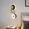 Vägglampa enkelhet läsning ljus modern inomhus belysning energibesparande lampor badrum rum luminaria dekoration ek50wl