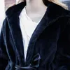 Kvinnors p￤ls faux kappa kvinnor vinter jacka mode huva ￶verdimensionerad solid b￤lte varm trend ytterkl￤der kvinnliga rockar outkl￤der abrigos