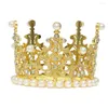 Forniture festive 1pc Princess Crown Cake Topper Ornamenti di compleanno Decorazione copricapo per festa Donna Ragazza