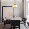 Pendant Lamps LED Creative Nordic Chandelier Dining Room Kitchen Island Glass Lamp Bedroom Restaurant Bar Coffee Art Hanging Light