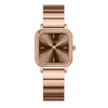 Gedi 2022 新しいファッション時計ニッチデザインセンススチールバンドクォーツ女性のシンプルな気質女性の腕時計 13036 の誕生日プレゼントとして