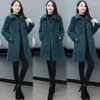 Women's Fur Fashion Sheep Shearing Particle Cashmere Mink Imitation Coat Female 2022 Autumn Winter One-Piece Women Overcoat