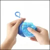 Raincoats Disposable Raincoat Plastic Ball Key Chain Raincoats Portable Spherical Case Traveling Hiking Cam Drop Delivery 2022 Home Dhsco