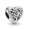 925 Sterling Silber baumelnder Charm-Anhänger für Damen, hochwertiger Schmuck, Geschenk, Großhandel, Farbe: Krone, Mutter, Liebe, Herz, Lebensbaum, DIY-Perle, passend für Pandora-Charm-Armbänder, DIY 004