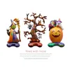 Halloween decoration props toy balloon 4D standing witch withered tree pumpkin shape cartoon balloon oversized