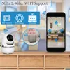 Kamery kopuły WiFi 5G IP Auto śledzenie wideo Mini 4MP 360 Monitor CCTV Smart Home Wireless 221025